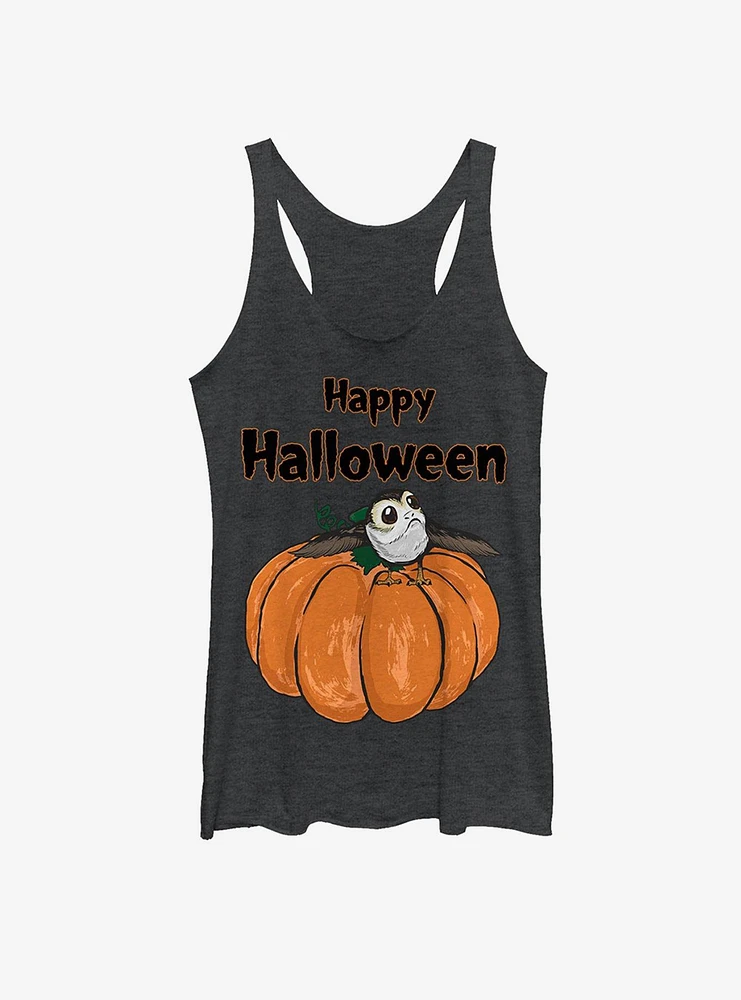 Star Wars Happy Halloween Porg Womens Tank