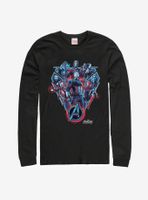 Marvel Avengers: Infinity War Armor Long Sleeve T-Shirt