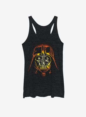 Star Wars Darth Vader Halloween Jack-O'-Lantern Womens Tank