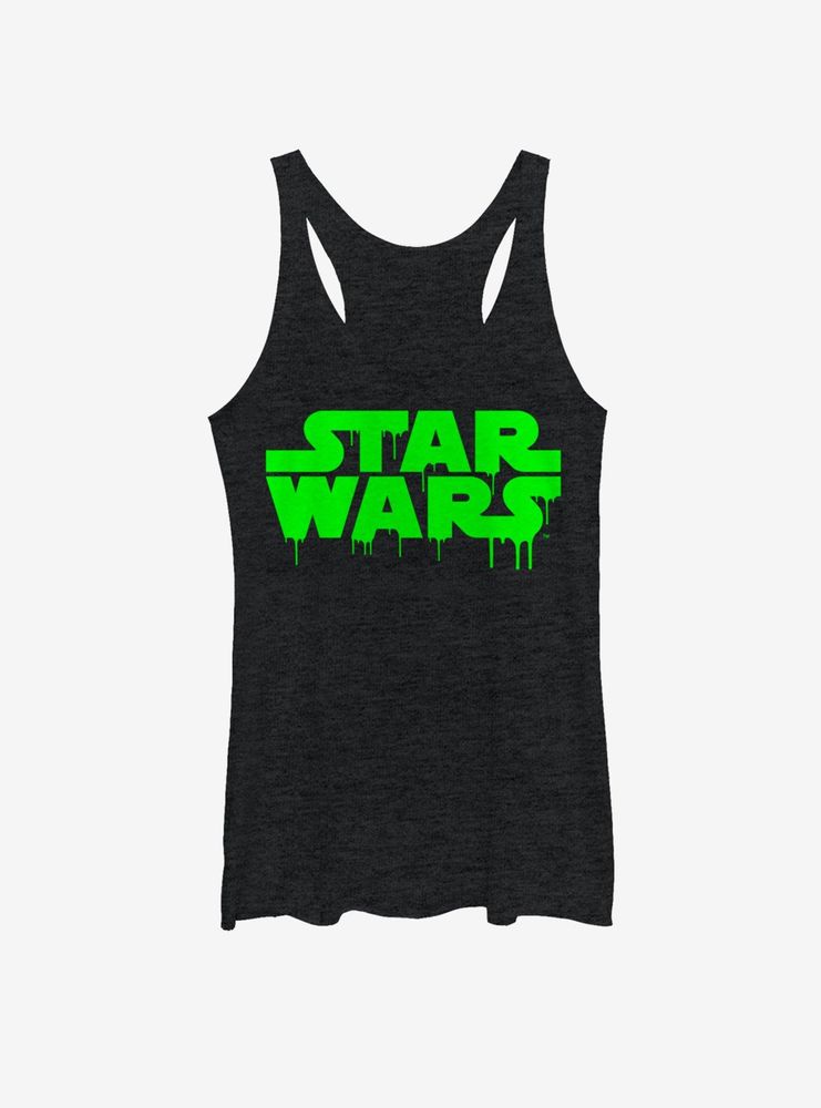 Star Wars Dripping Halloween Logo Womens Tank