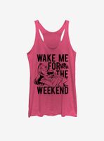 Disney Sleeping Beauty Wake Me for Weekend Womens Tank