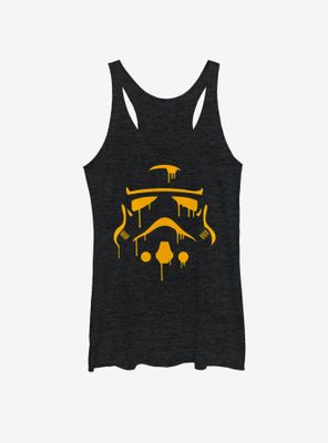Star Wars Halloween Dripping Stormtrooper Helmet Womens Tank