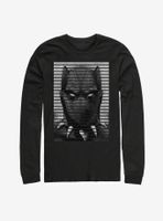 Marvel Black Panther Striped Profile Long Sleeve T-Shirt