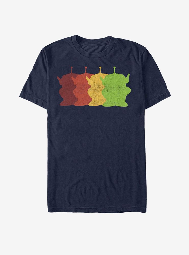 Disney Pixar Toy Story Squeeze Alien Rainbow T-Shirt