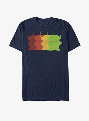 Disney Pixar Toy Story Squeeze Alien Rainbow T-Shirt