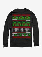 Star Wars Boba Fett Ugly Christmas Sweater Long Sleeve T-Shirt