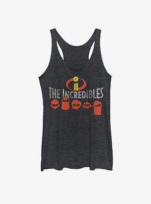 Disney Pixar The Incredibles Masked Family Womens Tank
