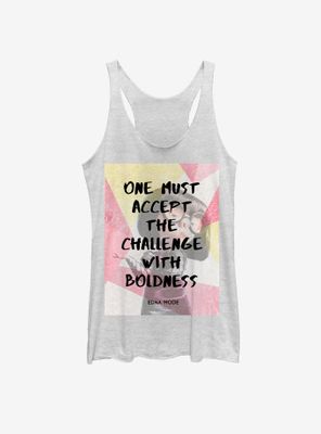 Disney Pixar The Incredibles Edna Mode Accept Challenge Womens Tank