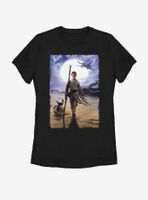 Star Wars Rey on Jakku Womens T-Shirt