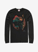 Marvel Black Panther Killmonger's Mask Long Sleeve T-Shirt