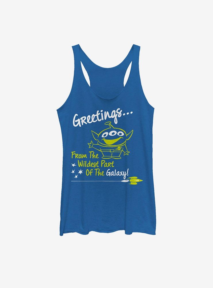 Disney Pixar Toy Story Alien Greeting from Wild Galaxy Womens Tank