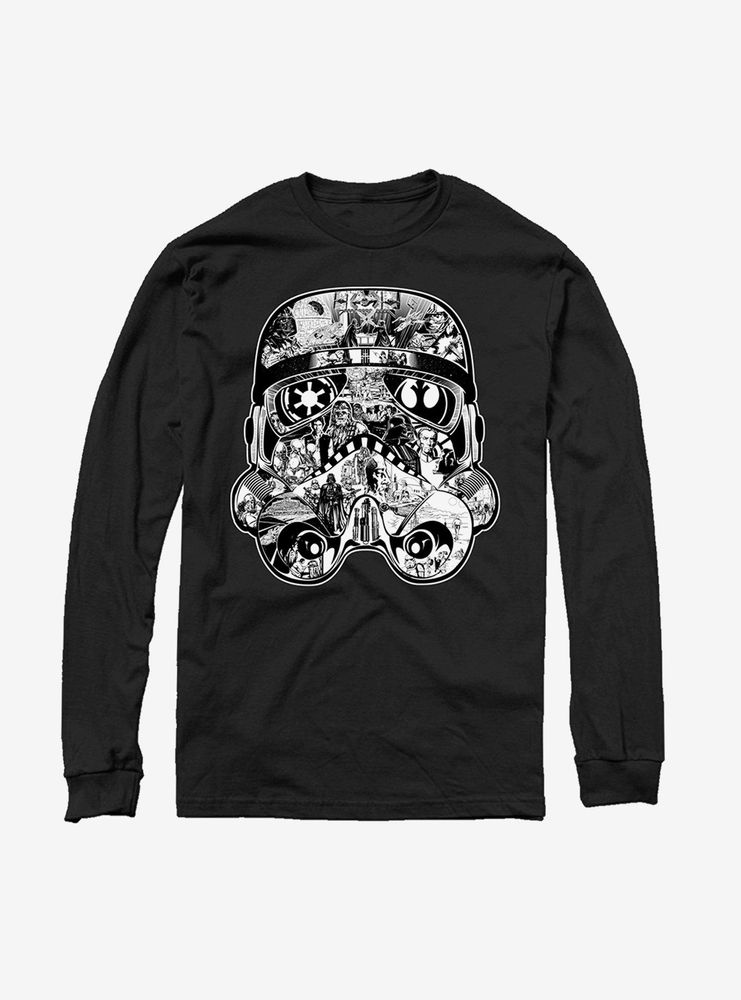 Star Wars Stormtrooper Scenes Long Sleeve T-Shirt