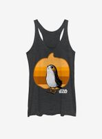 Star Wars Halloween Porg Pumpkin Womens Tank