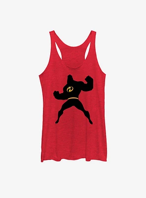 Disney Pixar Incredibles Mr. Incredible Silhouette Womens Tank