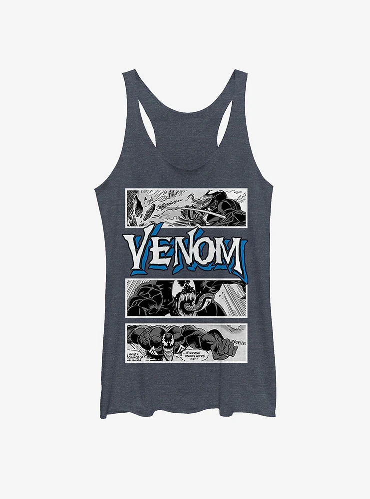 Marvel Venom Comic Panels Womens Tank
