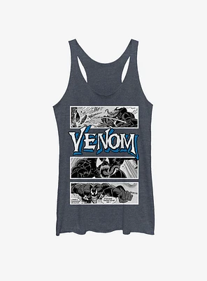 Marvel Venom Comic Panels Womens Tank