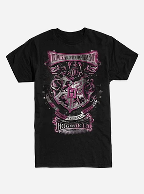 Harry Potter Triwizard Tournament Hogwarts Black T-Shirt