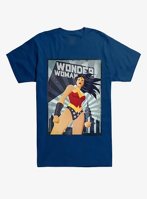 DC Comics Wonder Woman Cartoon Poster T-Shirt