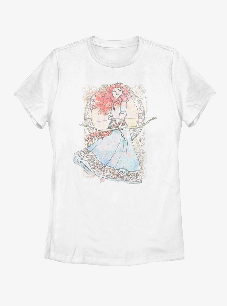 Disney Brave Watercolor Womens T-Shirt