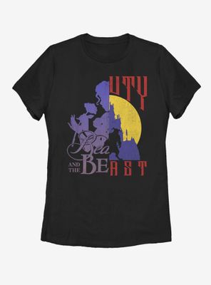 Disney Beauty and The Beast Split Womens T-Shirt