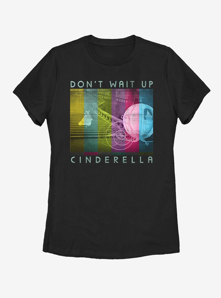 Disney Cinderella TV Glitch Womens T-Shirt