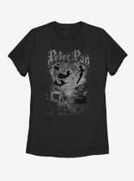 Disney Peter Pan Dark Cover Womens T-Shirt