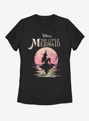 Disney The Little Mermaid Moon Womens T-Shirt