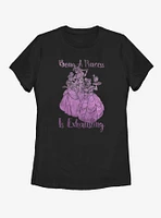 Disney Princess Exhausted Womens T-Shirt