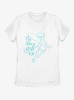 Disney Tinker Bell Fly Away With Me Womens T-Shirt