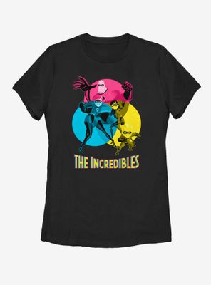 Disney Pixar The Incredibles Venn Womens T-Shirt