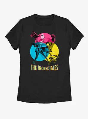 Disney Pixar The Incredibles Venn Womens T-Shirt