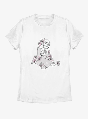 Disney Mulan Floral Womens T-Shirt