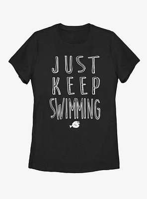 Disney Pixar Finding Dory Swimming Womens T-Shirt