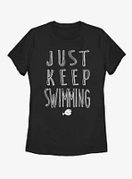 Disney Pixar Finding Dory Swimming Womens T-Shirt