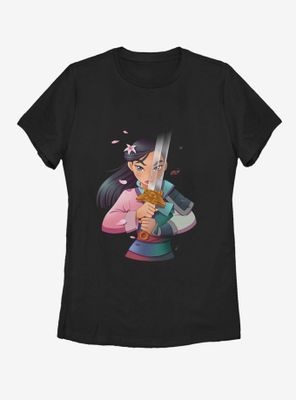 Disney Mulan Anime Womens T-Shirt