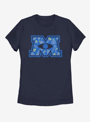 Disney Pixar Monsters Inc. Big M Womens T-Shirt