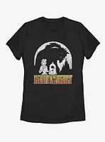 Disney Beauty and The Beast Dark Womens T-Shirt