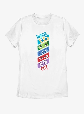 Disney Pixar Inside Out Emotion Eyes Womens T-Shirt