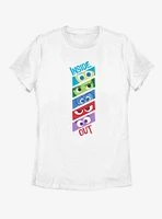 Disney Pixar Inside Out Emotion Eyes Womens T-Shirt