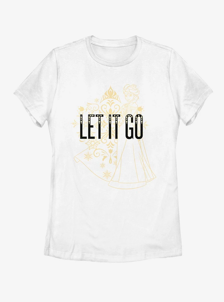 Disney Frozen Let Go Line Womens T-Shirt