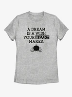 Disney Cinderella Dream Wish Womens T-Shirt