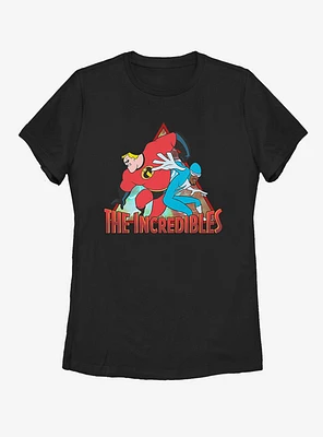 Disney Pixar The Incredibles Dynamic Duo Womens T-Shirt