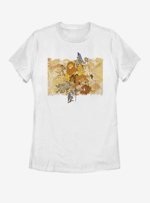 Disney The Lion King Collage Womens T-Shirt