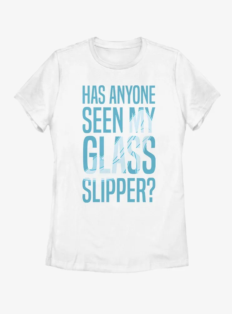 Disney Cinderella Missing Slipper Womens T-Shirt