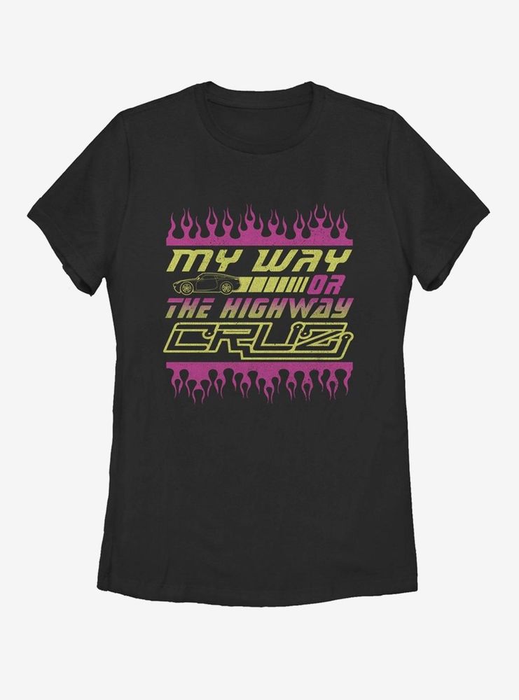 Disney Cars My Way Womens T-Shirt