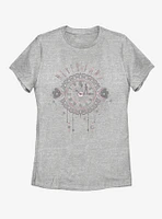 Disney Peter Pan Boho Clock Womens T-Shirt