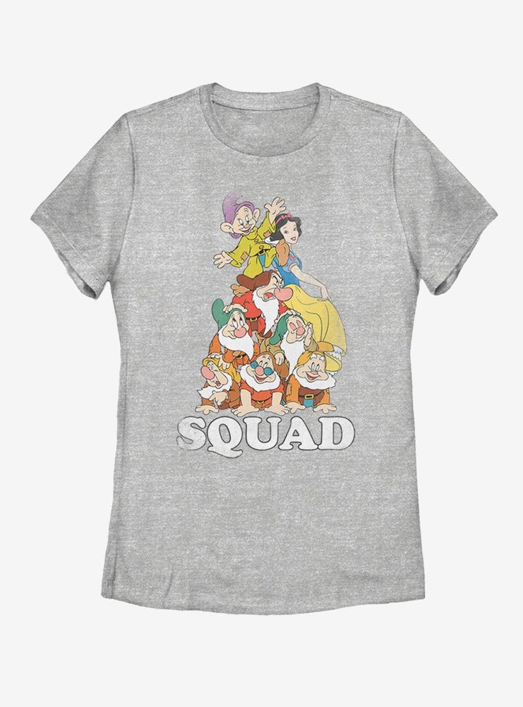 Disney Snow White Squad Dwarfs Womens T-Shirt