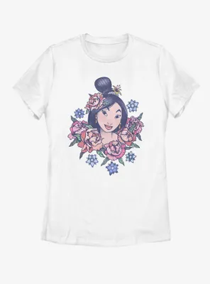 Disney Mulan Floral Womens T-Shirt
