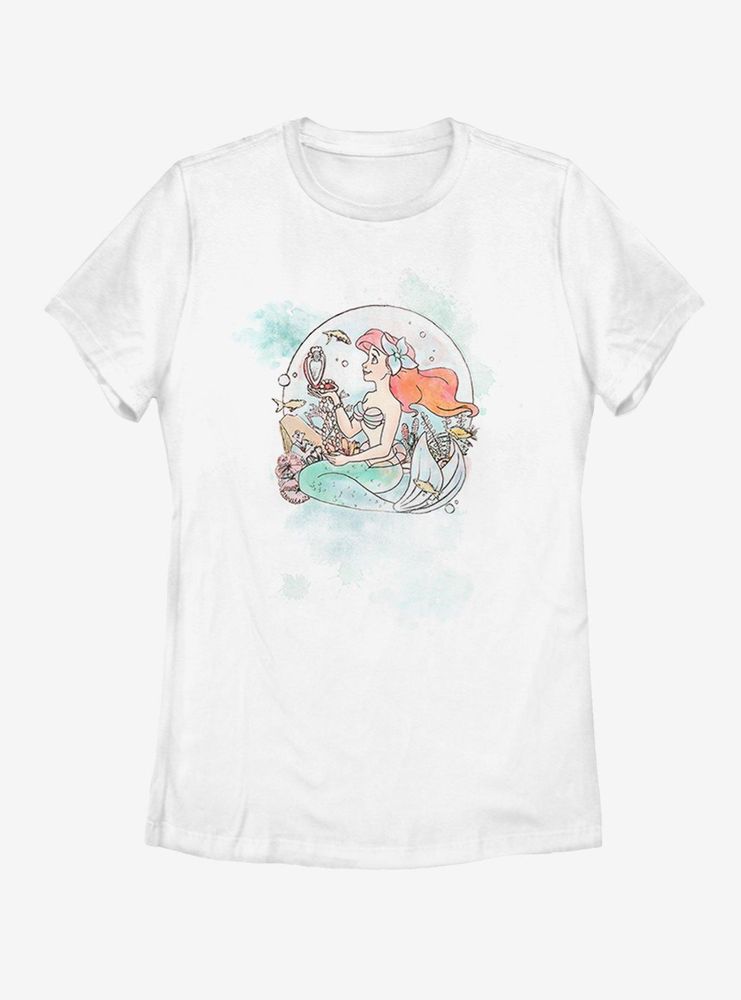 Disney The Little Mermaid Ariel Pearls Womens T-Shirt