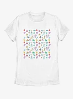 Disney The Little Mermaid Doodles Womens T-Shirt